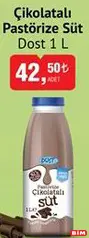 DOST ÇİKOLATALI PASTÖRİZE SÜT 1 L